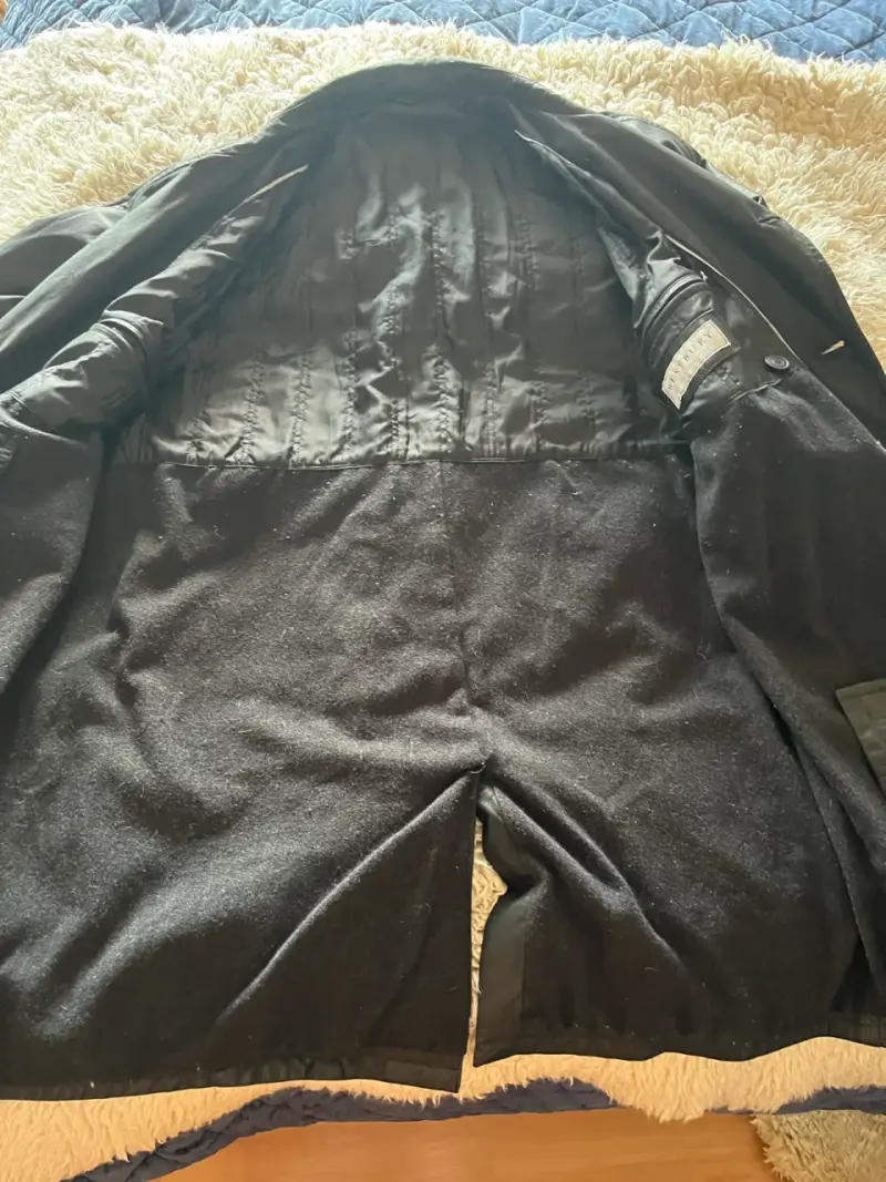 Abrigo de cuero negro Westbury para hombre - 6