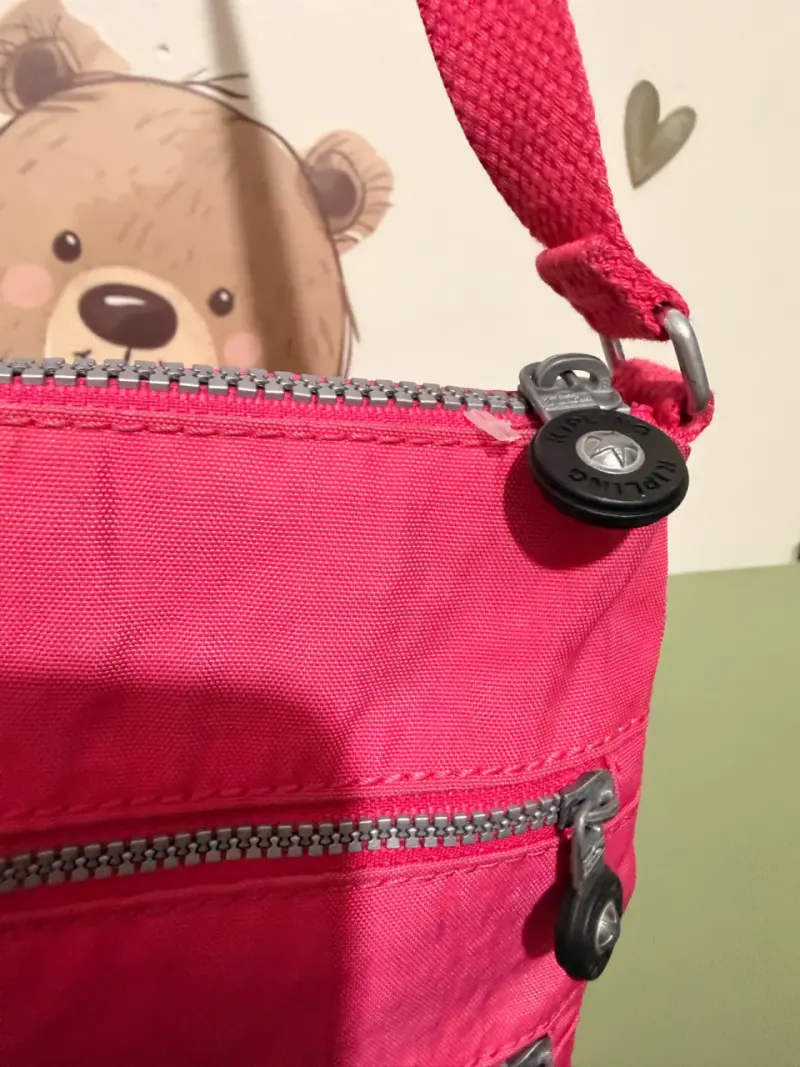 Bolso cruzado rosa Kipling con múltiples bolsillos - 2