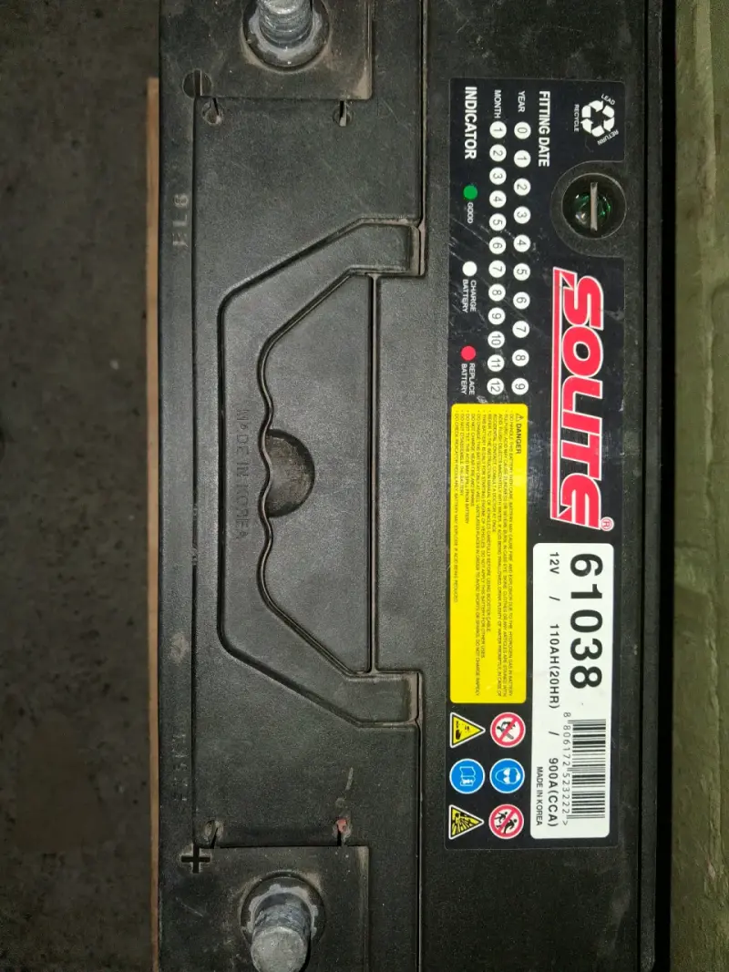 Batería Solite 12V 110Ah - 3