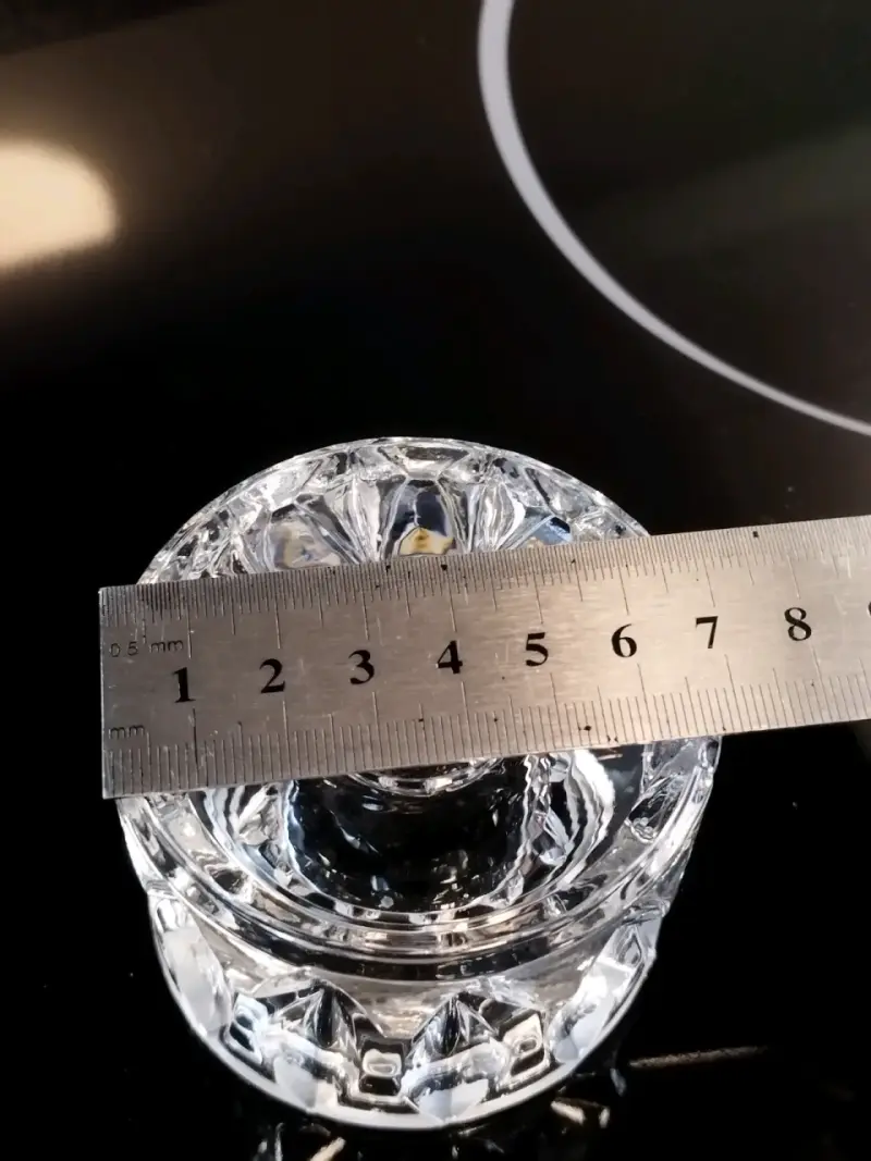 Portavelas de cristal, candelabro votivo - 4
