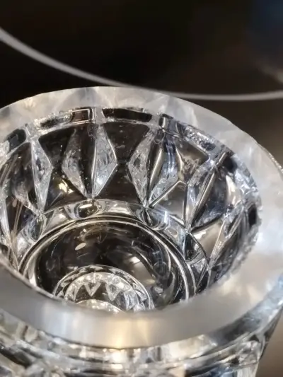 Portavelas de cristal, candelabro votivo - miniatura 6
