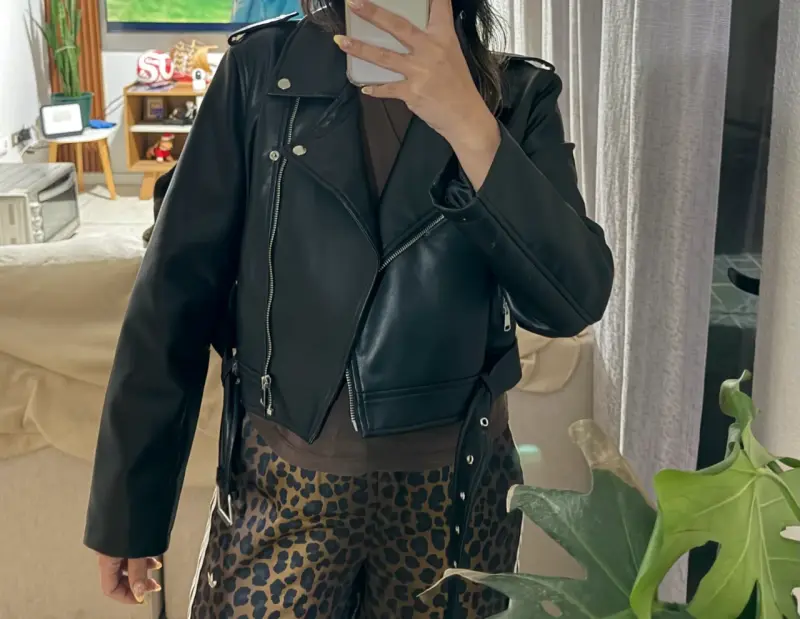 Bolso de cuero marrón Bimba y Lola - 6