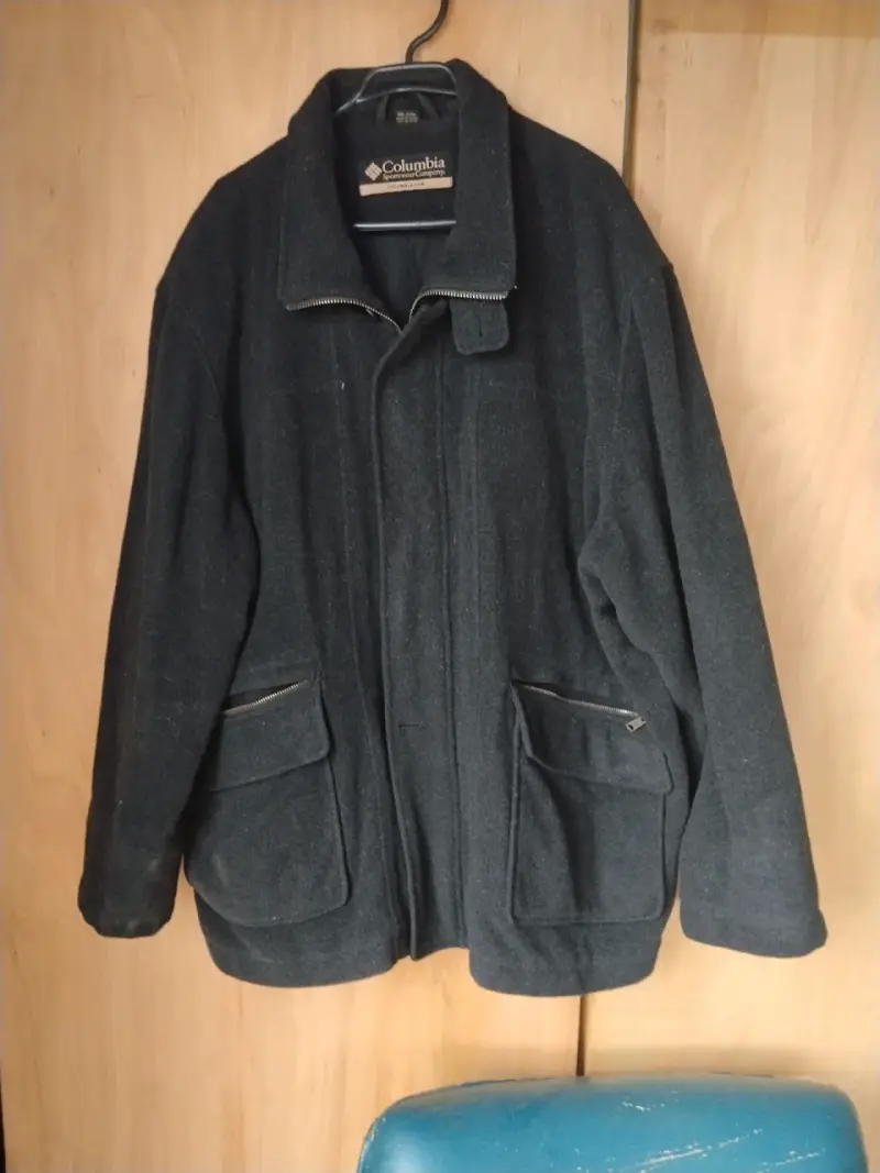 Chaqueta de lana negra Columbia para hombre - 5