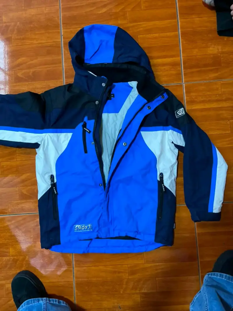 Chaqueta de invierno azul para hombre Snoxx - 1