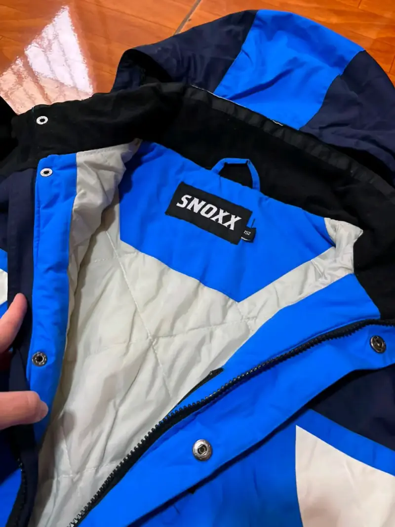 Chaqueta de invierno azul para hombre Snoxx - 2