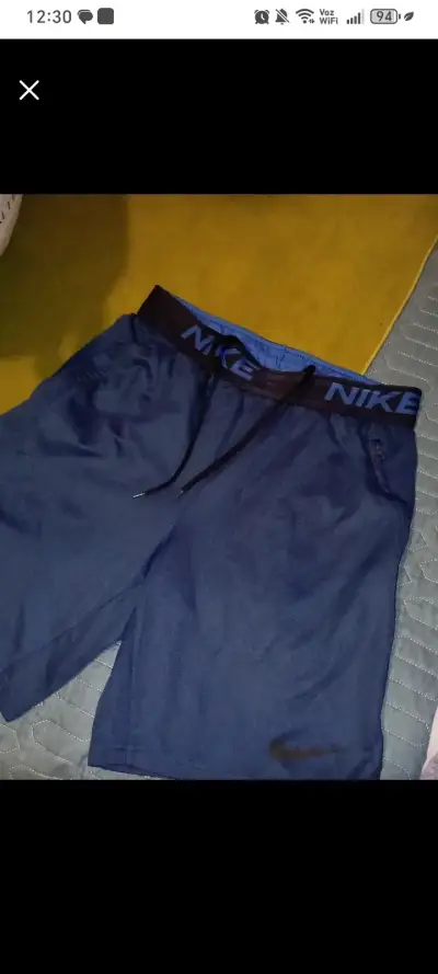 Short deportivo Nike azul - miniatura 1