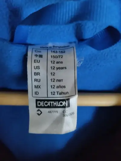 Chaqueta azul Wedze para niños talla 12 - miniatura 4