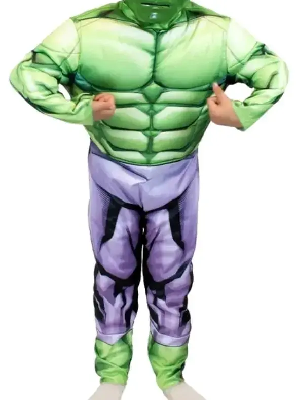 Disfraz de Capitán América y Hulk para niño - 2