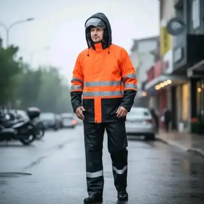Traje impermeable de alta visibilidad para hombre - miniatura 1