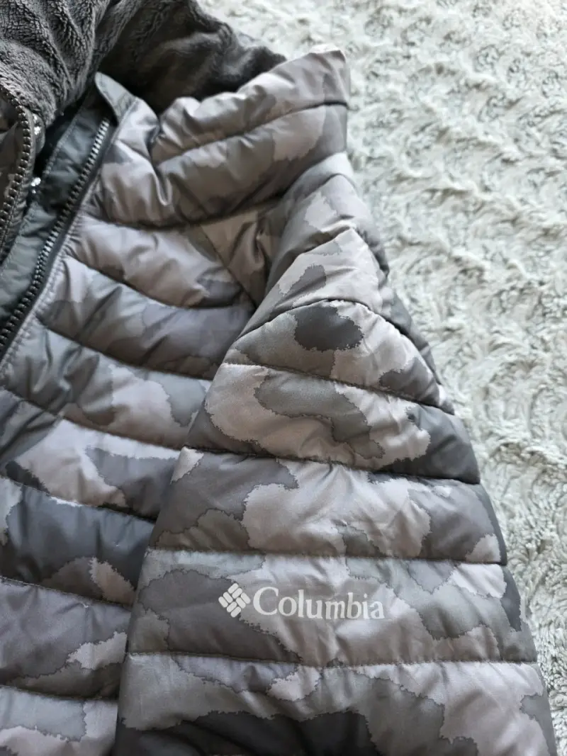 Chaqueta Columbia térmica camuflaje gris - 4