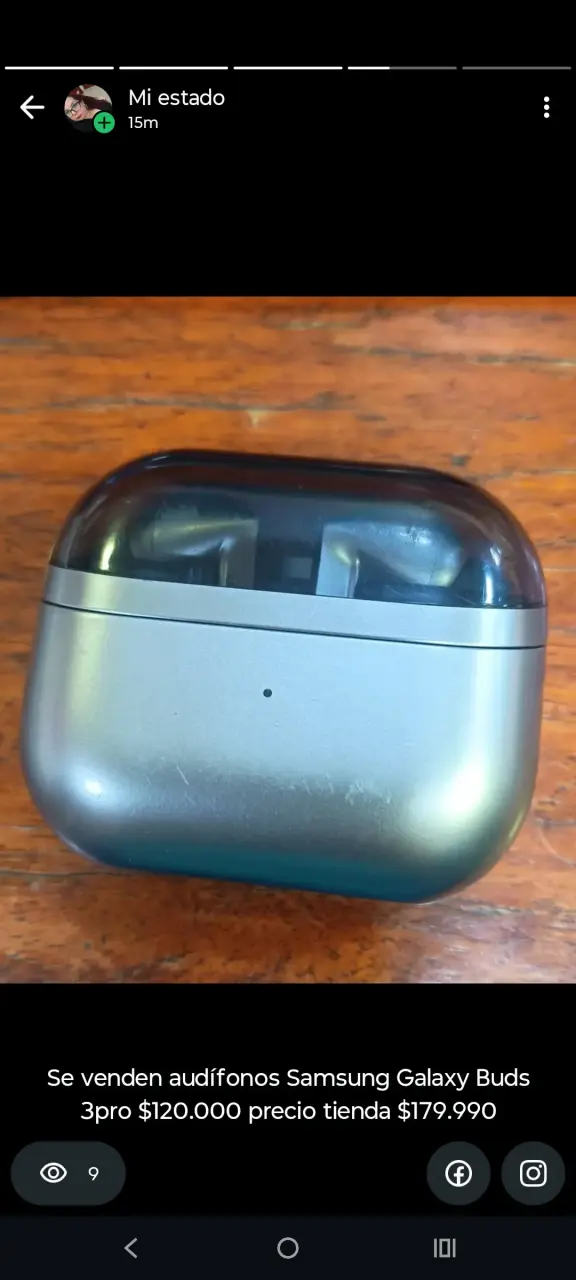 Audífonos Samsung Galaxy Buds 3 Pro en buen estado - 2