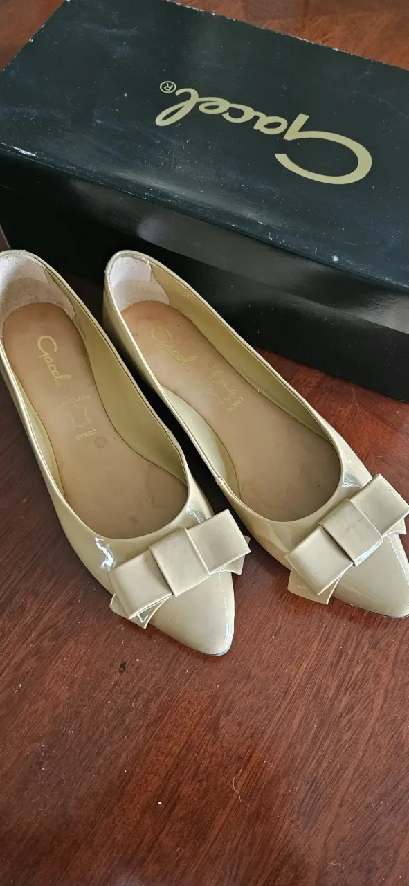 Zapatos planos nude con lazo Gracel - 1