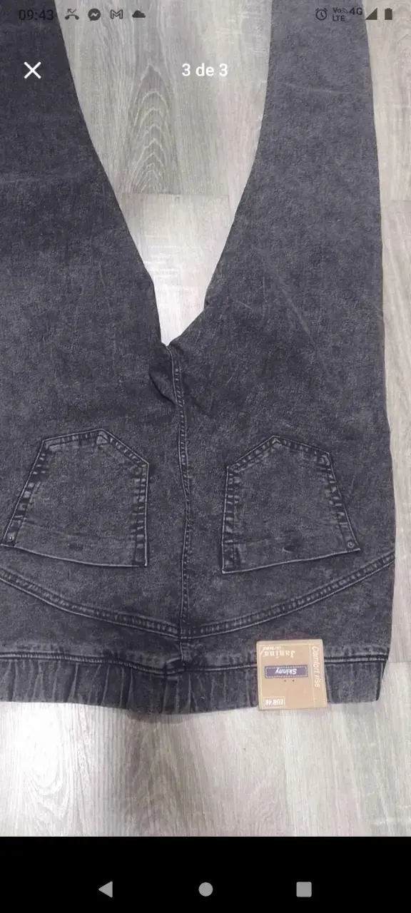 Jeans negros estilo casual - 3