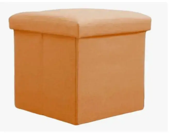 Puff Silla Cubo Organizador Plegable Chico - 3