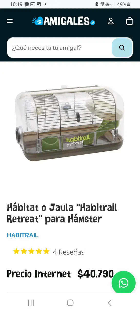Jaula Habitrail Retreat para hámster - 5