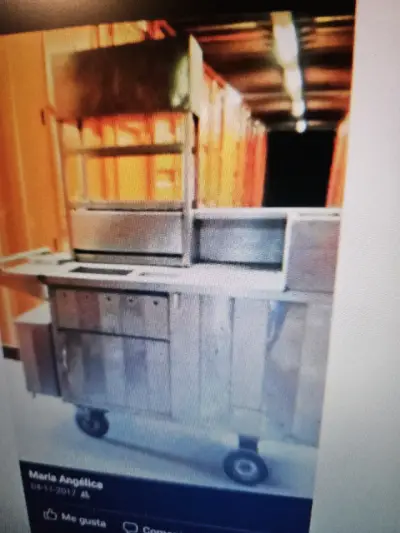 Carro de acero inoxidable para cocina industrial - miniatura 2