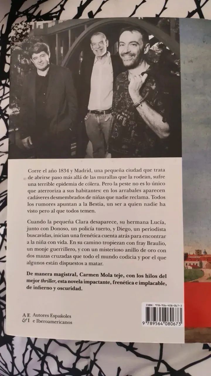 Libro 'La Bestia' de Carmen Mola, Premio Planeta 2021 - 2