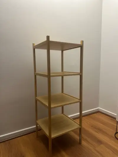 Estante de bambú con 4 niveles - miniatura 2