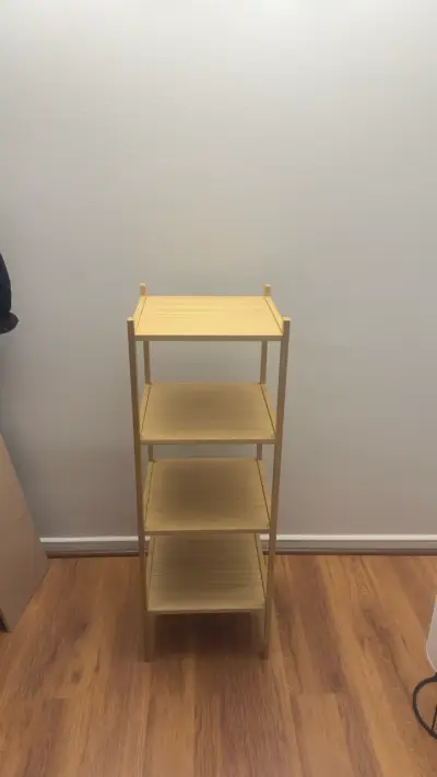 Estante de bambú con 4 niveles - miniatura 3