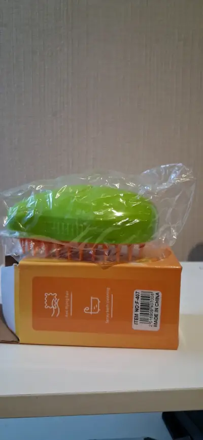 Cepillo de masaje para mascotas verde - miniatura 1
