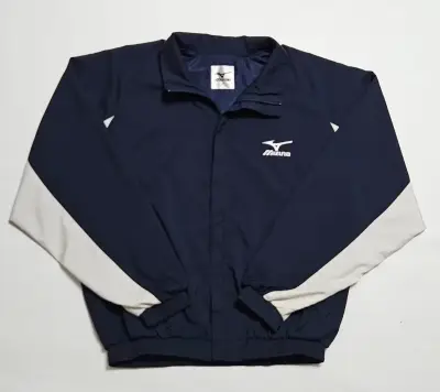 Chaqueta deportiva azul Mizuno para hombre - miniatura 2