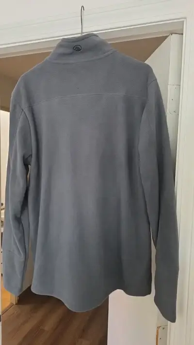 Chaqueta polar gris Lippí con cierre - miniatura 2