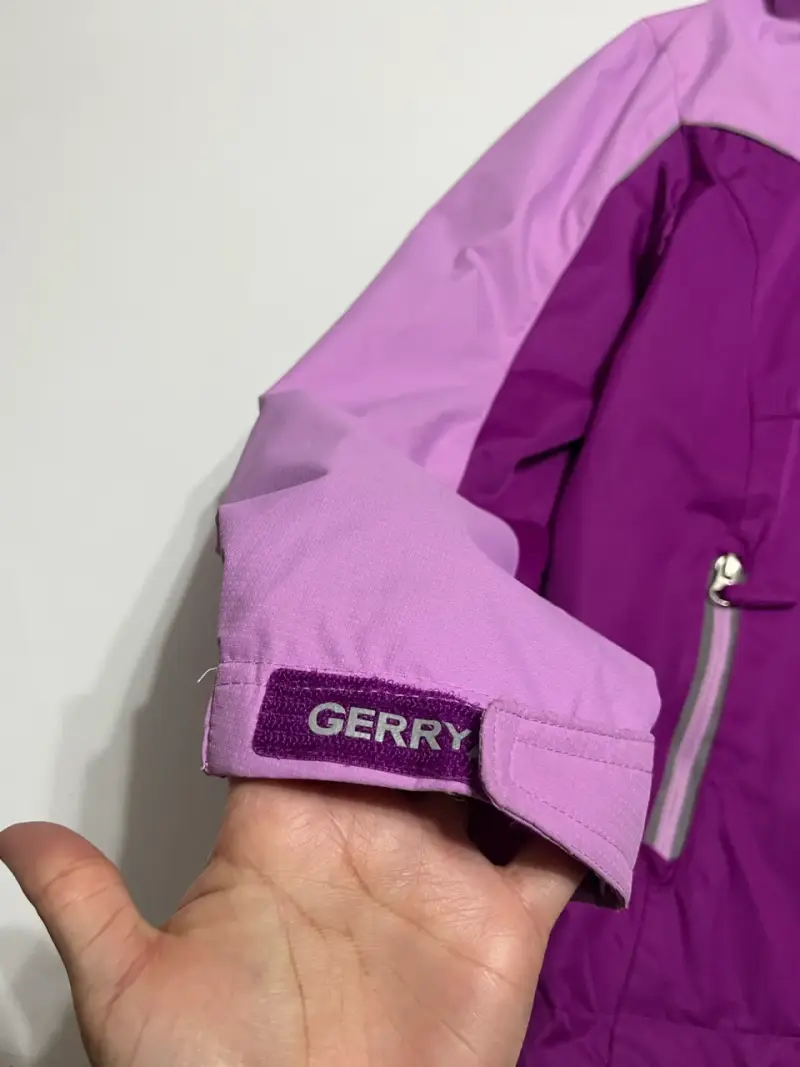 Chaqueta impermeable morada para niña Gerry - 3