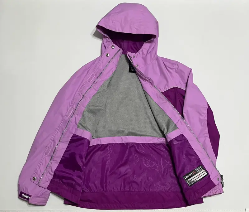 Chaqueta impermeable morada para niña Gerry - 5