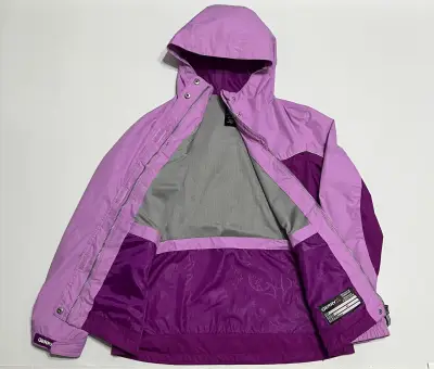 Chaqueta impermeable morada para niña Gerry - miniatura 5