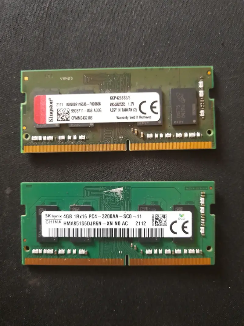 Memoria RAM Kingston y SK hynix 8GB - 1