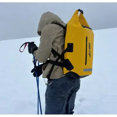 Mochila impermeable G-Force amarilla 35L - miniatura 4