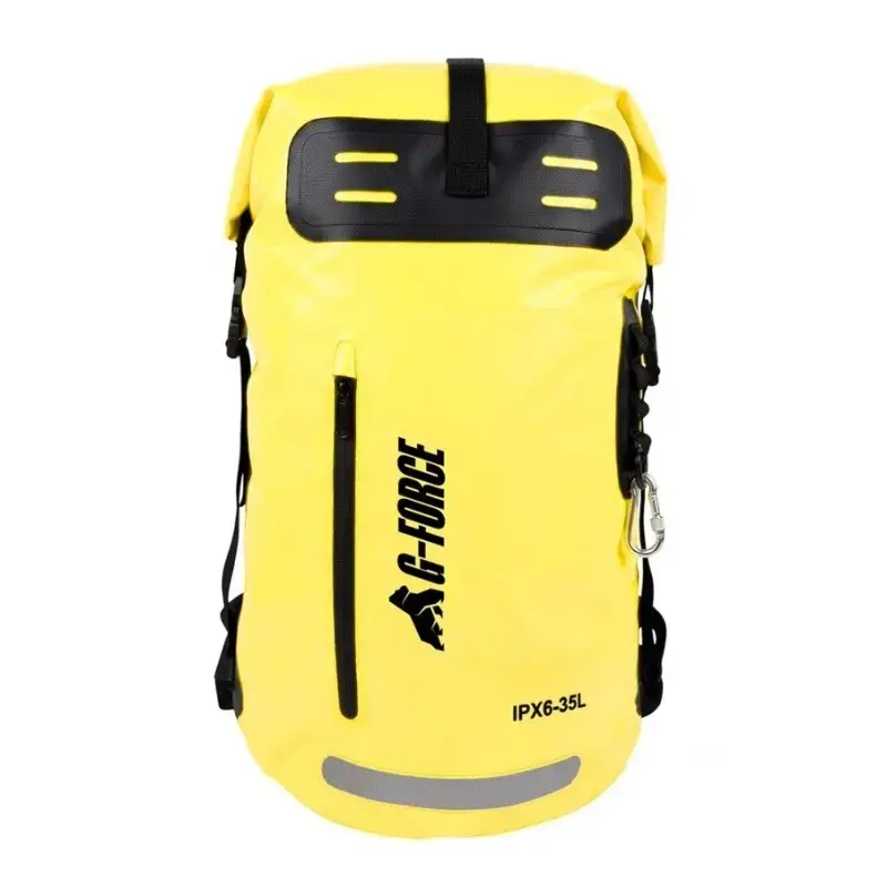 Mochila impermeable G-Force amarilla 35L - 5