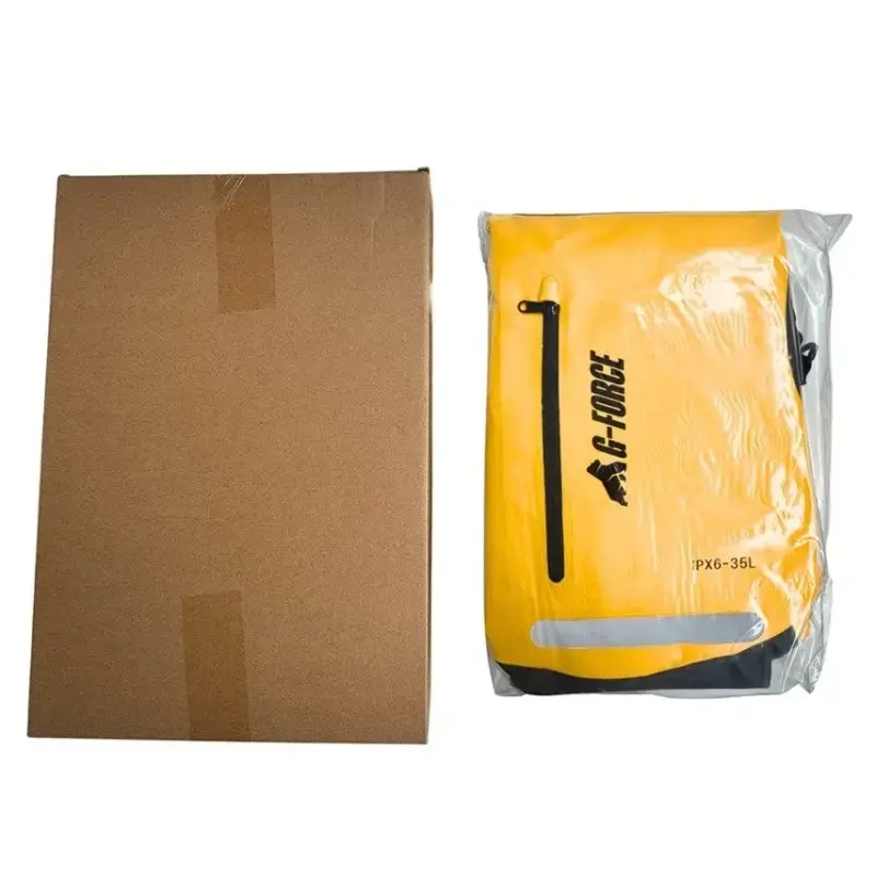 Mochila impermeable G-Force amarilla 35L - 6