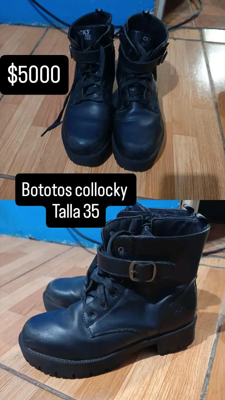 Bototos negros Colloky talla 35