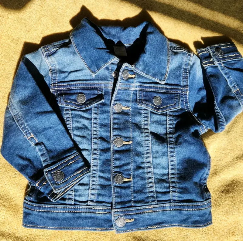 Chaqueta de mezclilla para bebé 12 meses - 1