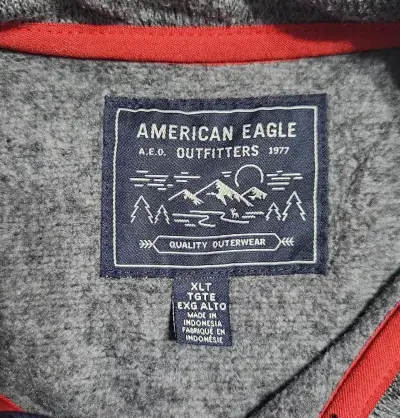 Polerón gris con azul marino American Eagl - miniatura 5