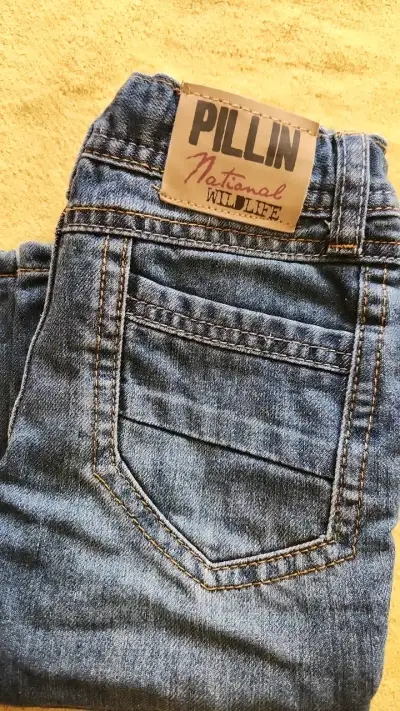Jeans de niño azul marca Pillin - miniatura 4