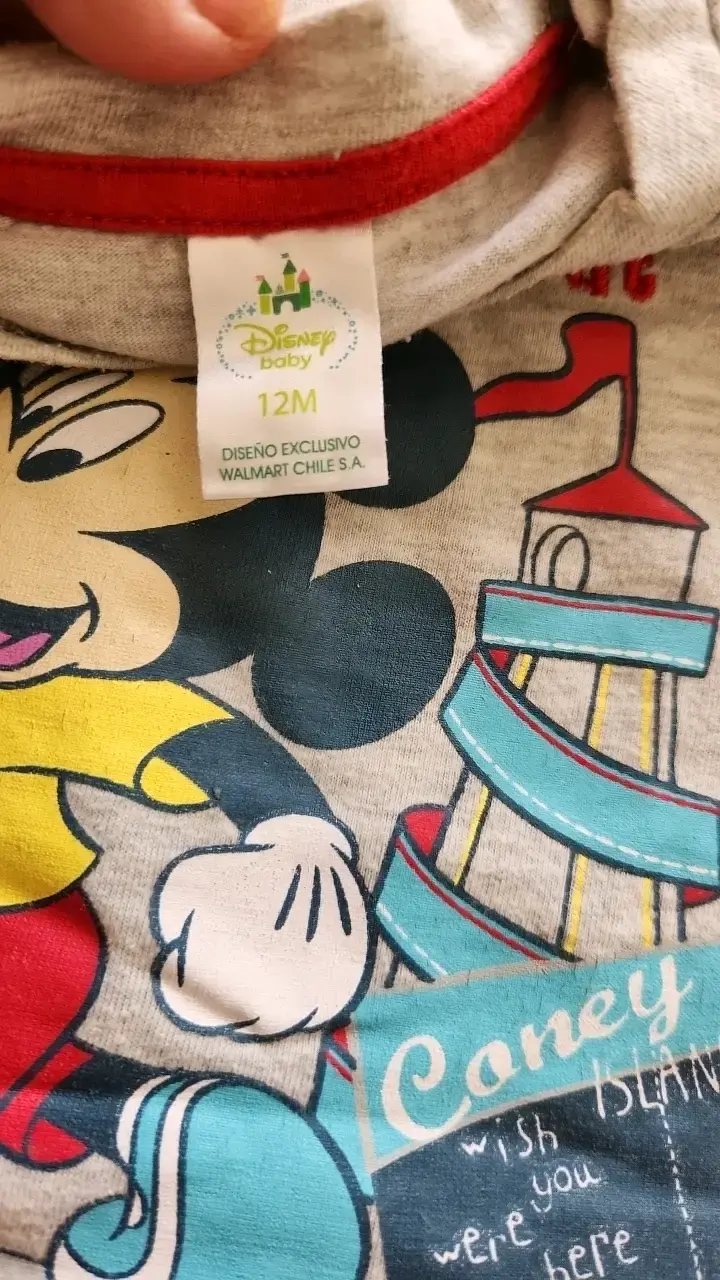 Conjunto de bebé Mickey Mouse Disney 12M - 2
