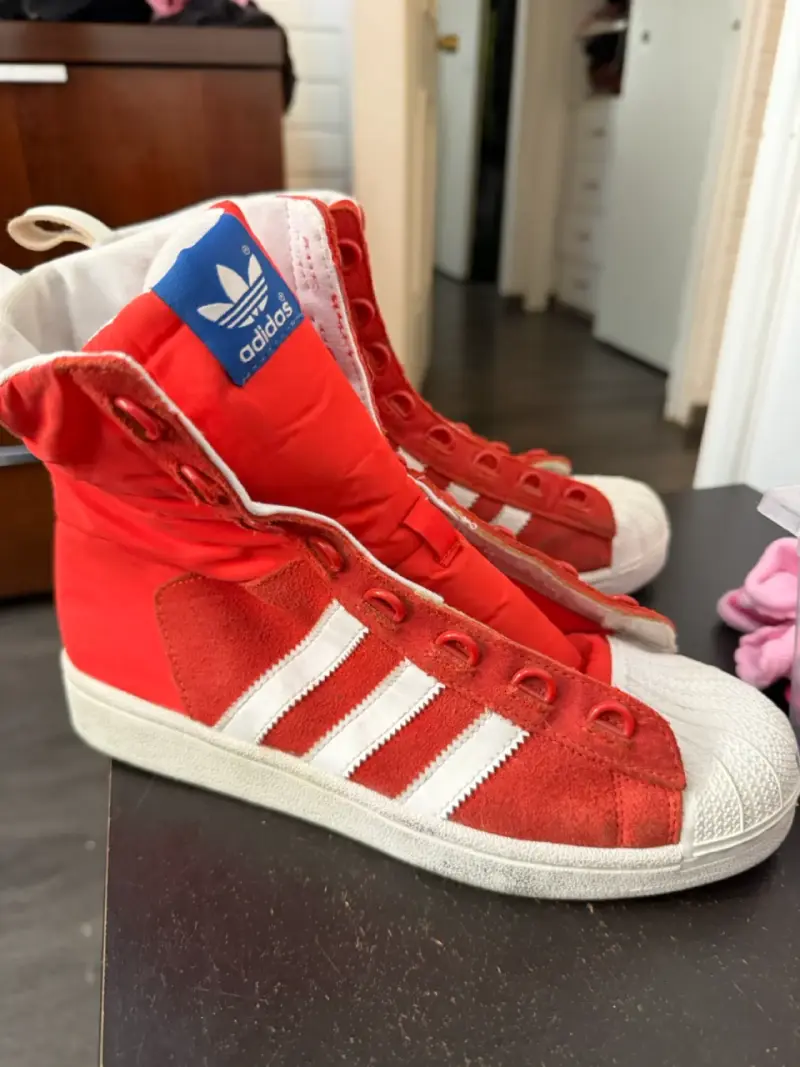 Adidas Originals Superstar Hi Rojas Talla 39.5US - 1