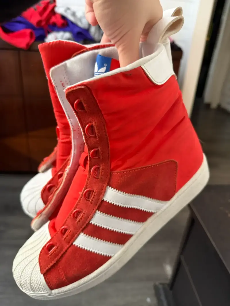 Adidas Originals Superstar Hi Rojas Talla 39.5US - 2