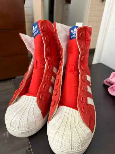Adidas Originals Superstar Hi Rojas Talla 39.5US - miniatura 5