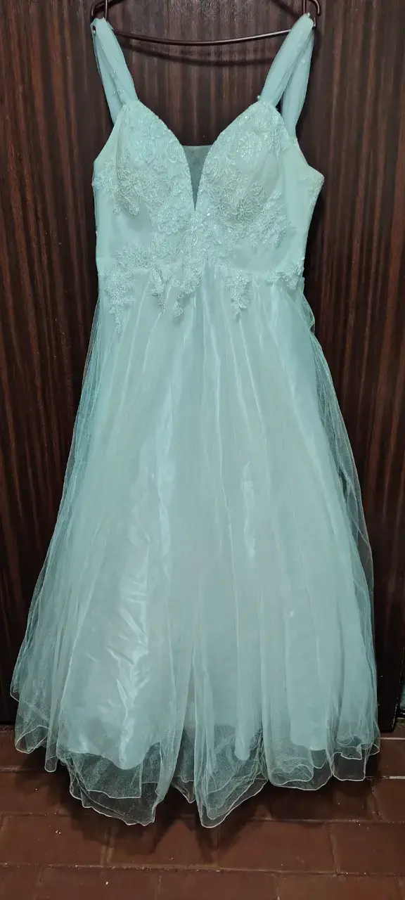 Vestido de novia blanco con encaje - 2