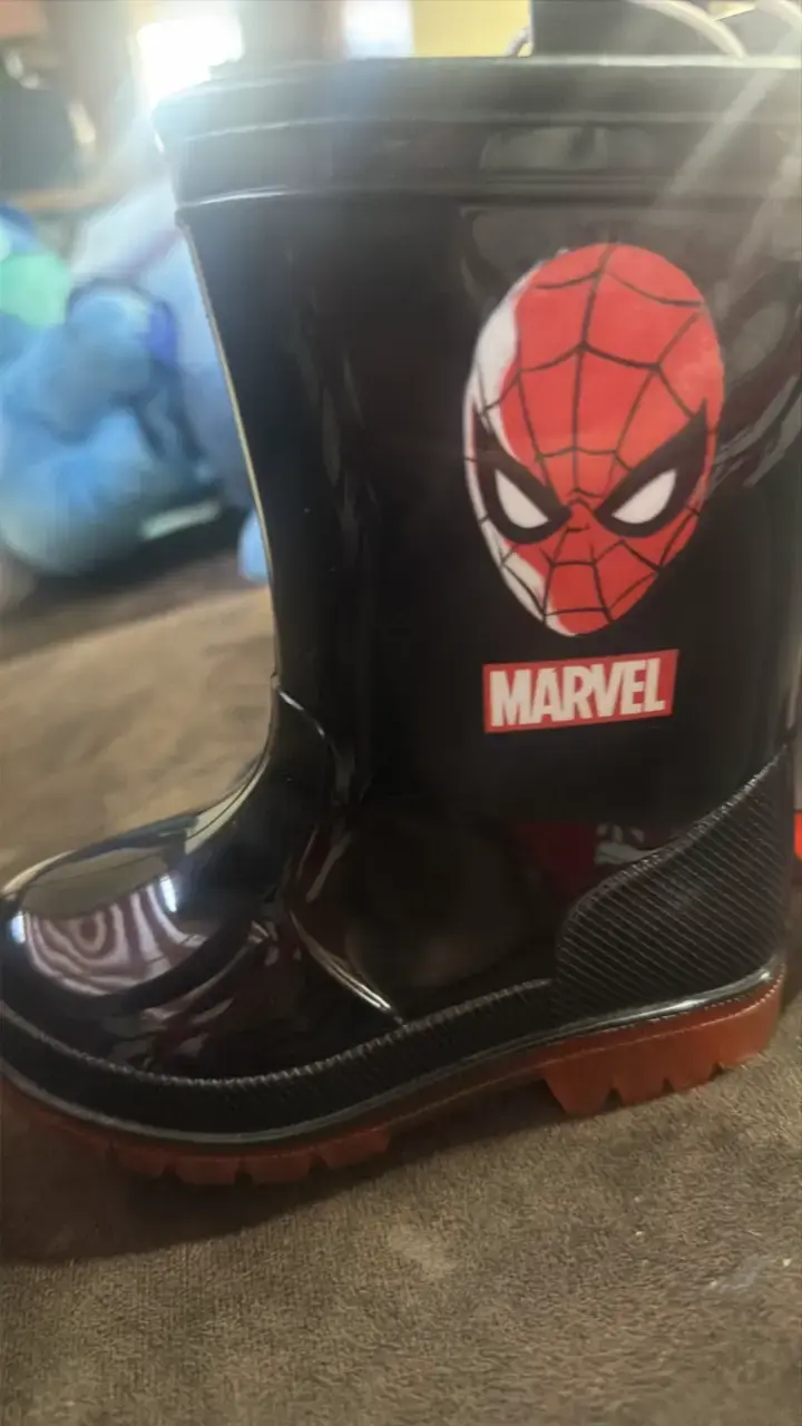 Botas de lluvia c/luz para niños Marvel Spider-Man - 2