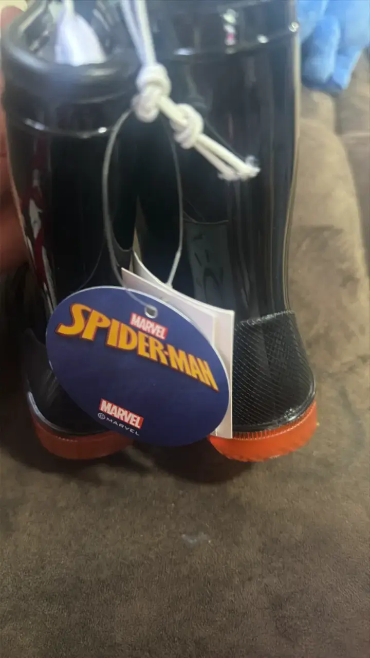 Botas de lluvia c/luz para niños Marvel Spider-Man - 3