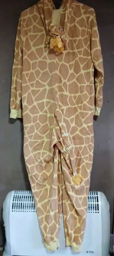 Disfraz de jirafa para adulto con capucha  talla L - miniatura 2