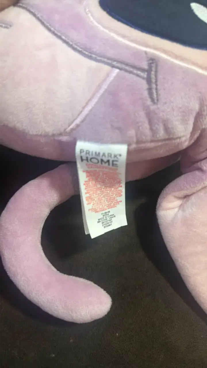 Cojín de peluche Ángel color rosa Primark Home - 3