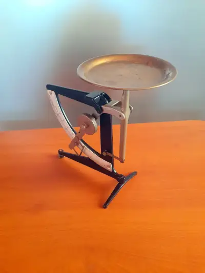 Antigua Pesa De Cartero Coleccion 1950 Balanza - miniatura 2