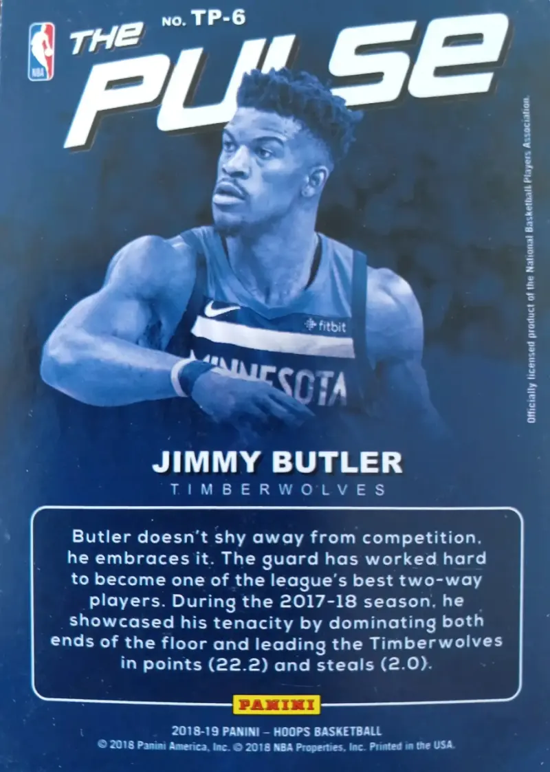 Tarjeta Coleccionable NBA Hoops Jimmy Butler - 3