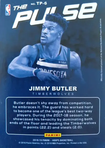 Tarjeta Coleccionable NBA Hoops Jimmy Butler - miniatura 3
