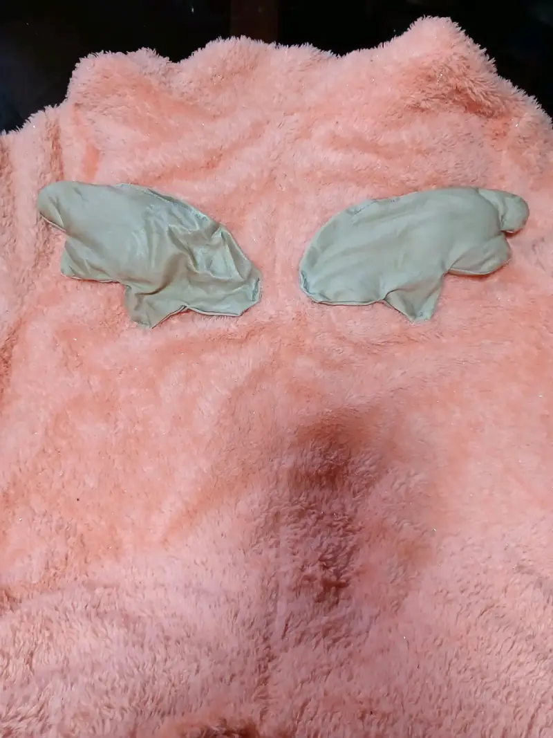 Pijama enterizo rosado con capucha talla XL - 2